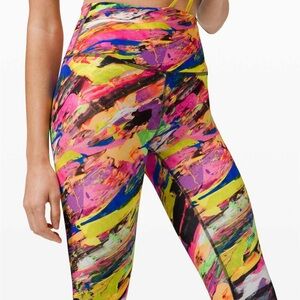 MATCHING SET Lululemon Wunder Train High-Rise Tight 25" AND sports bra